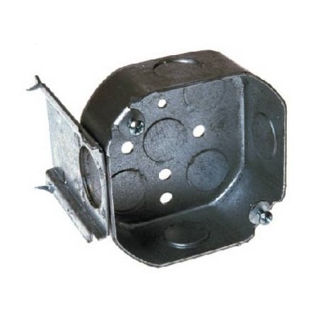 Raco Electrical Box, 15.5 cu in, Octagon Box Box Type, Steel 158